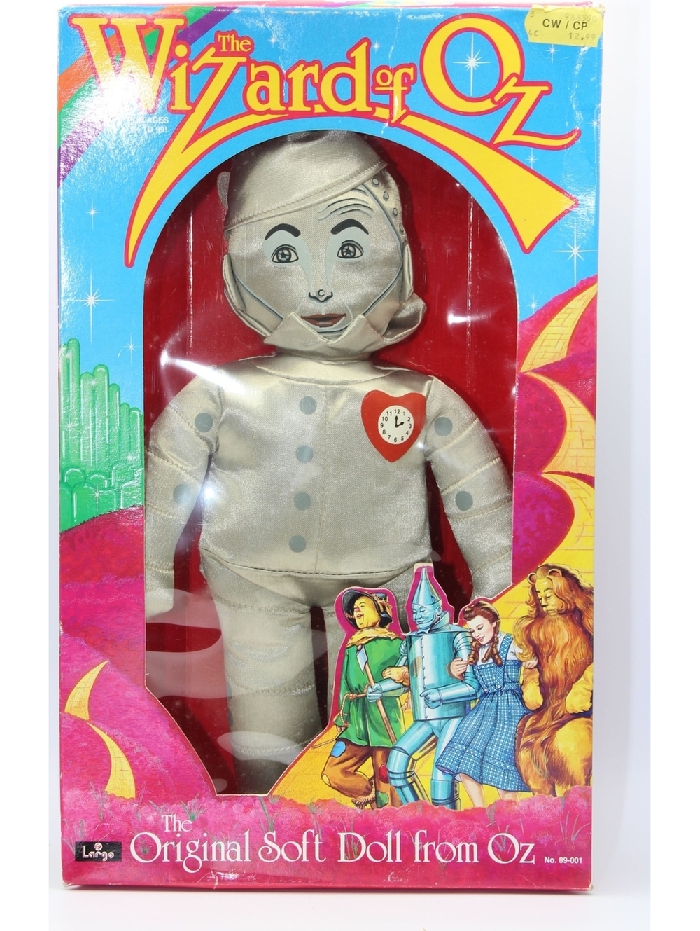 Vintage 1989 Largo Toys MGM The Wizard of Oz Tin Man Original Soft Doll #89-001